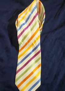 Rainbow Striped Necktie