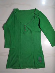 Green Casual Top