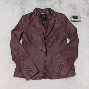 Burgundy Calvin Klein Blazer