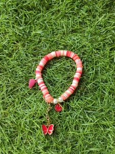 Clay Bead Charm Bracelets -Set of 2 For Bestfriens