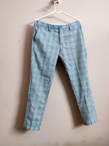 men's formal checkerd trouser pant