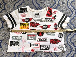 Kook N Keech Printed Women White Crop Top