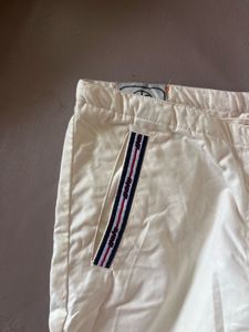 Beige Cream Baggy Cargo Pants