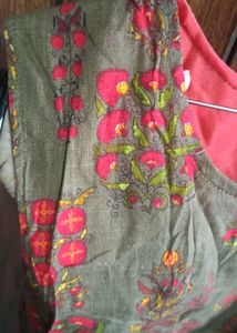 Floral Print Kurta