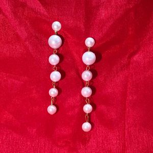 Elegant Pearl Drop Earrings