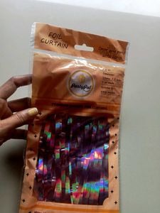 PartyPal Foil Curtain 5 pis available