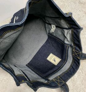 Big Kangol Denim Tote Bag