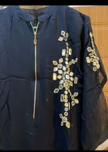 Elegant Black Kurta