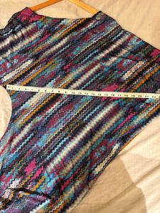 Missoni Inspired Chevron Print Top