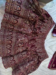 heavy Rajwadi Work bridal Lahnga