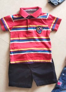 Com Of 3 Denim Tshirt Set