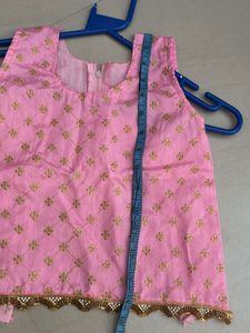 Pink Girls Lehenga Choli Set