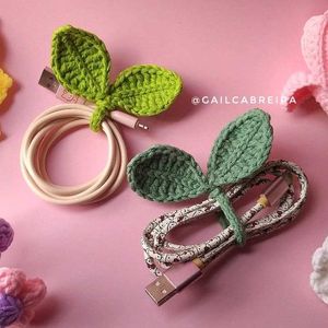 Crochet leaf Sprouts- SET OF 2