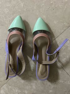 Pastel Block Heel Sandals (unused)