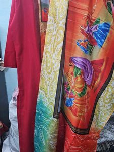Elegant Red Kurta with dupatta