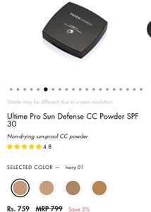 Faces Canada Sun Defense CC Powder