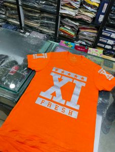 Orange Graphic T-Shirt