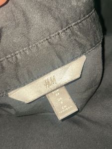 H&amp;M Old Money Black Formal Shirt