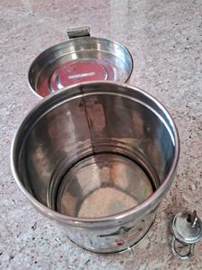 Vintage Midas Steel Container