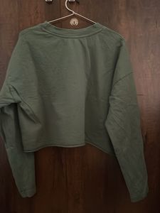 Olive Green 'Create' Sweatshirt