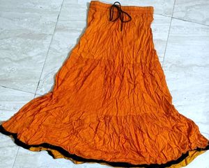 Women T Shirt And long Skirt Combo Set
