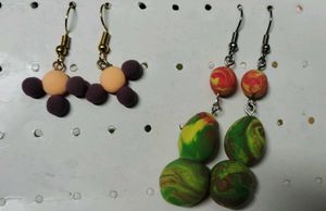 Weightless Handmade Air Dry Clay Earrings