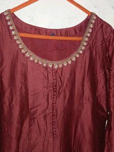 Maroon Ethnic Gown