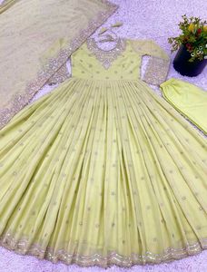 New Standard Beautiful Pakistani Gown Dress Inpote