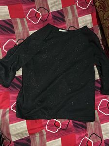 Sparkly Black Top