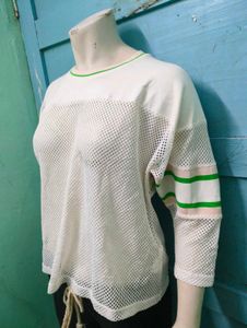 Oversized Mesh Tshirt