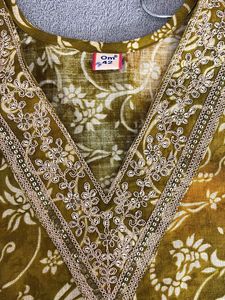 Lime Green Color Suit Set With XL Size