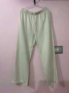 Beige Wide Leg Pants