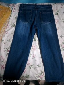 Wide Leg Denim Jeans