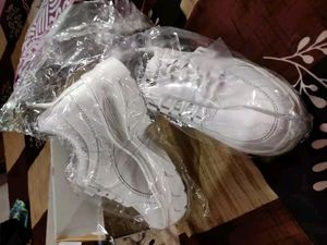 Women White Shoes Thick Sole