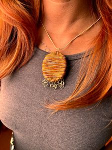 Handmade Necklace With Silver Chain