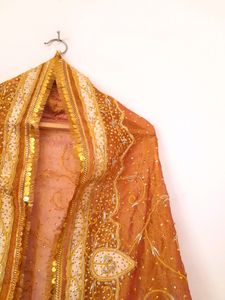 Multicolor Embroidered Skirt &amp; Dupatta (Women&#39;s)