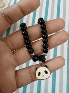 Panda Charm Beaded Necklace