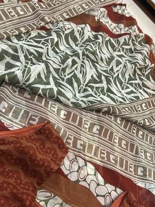 Designer Printed Saree With Blouse