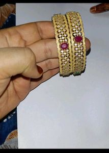 Gold-tone Bangle Set