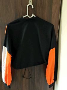 Shein Color Block Crop Top
