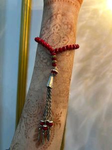 Necklace with Red Beads
