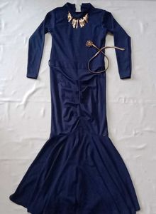 Navy Blue Gown
