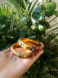 Colorful Floral Bangles