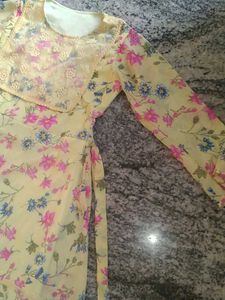 Floral Print Kurta