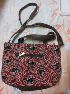Paisley Print Crossbody Bag