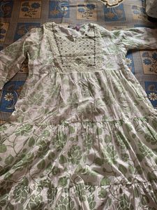 Floral Print Tiered Dress