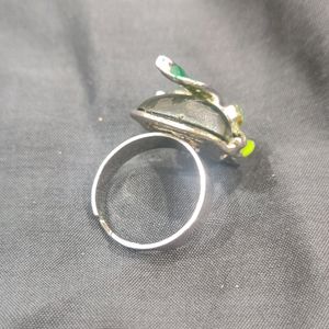 Green Stone Ring