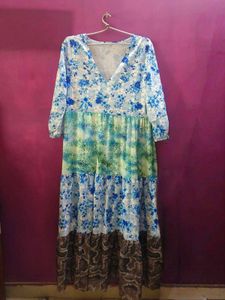 Floral Tiered Maxi Dress
