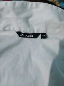 White Crop Shirt Style, Zudio, Xs Size, New