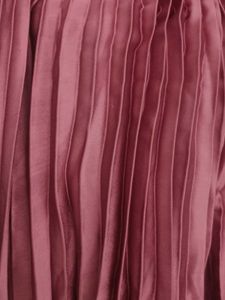 Pleated Satin Skirt